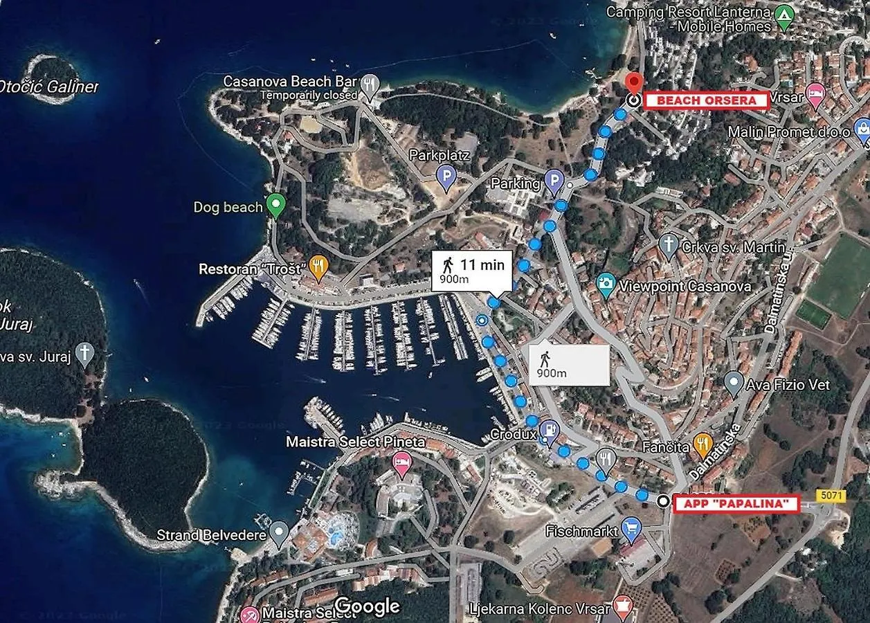 Apartment Papalina Vrsar Croatia